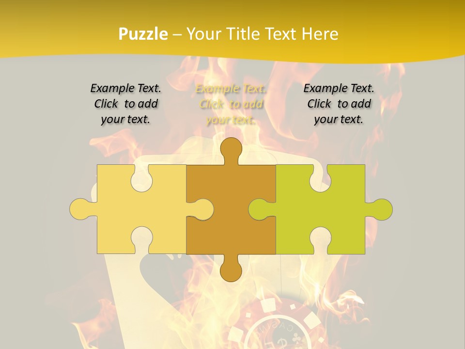 Closeup Hot Cash PowerPoint Template