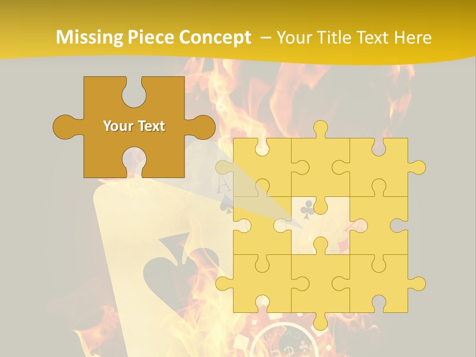 Closeup Hot Cash PowerPoint Template