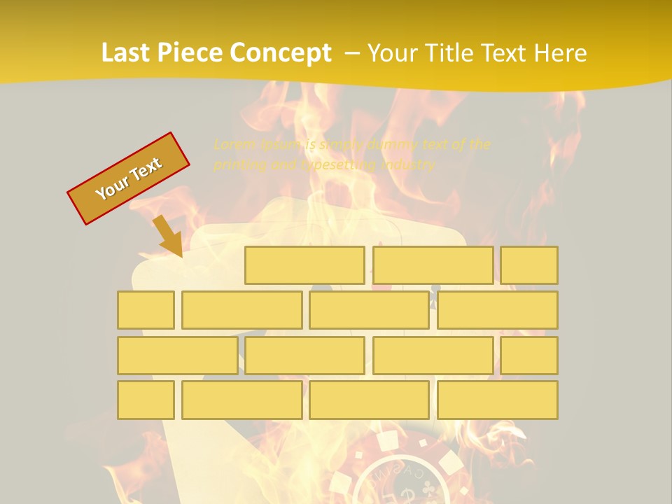 Closeup Hot Cash PowerPoint Template