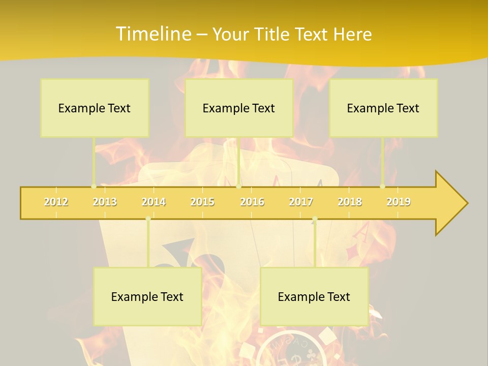 Closeup Hot Cash PowerPoint Template