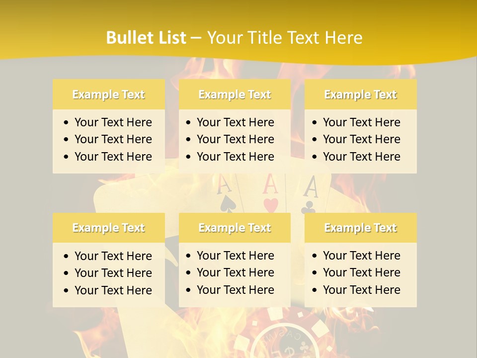 Closeup Hot Cash PowerPoint Template