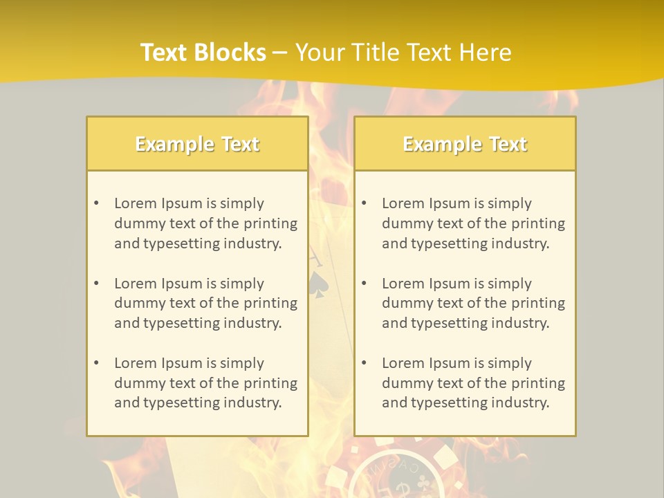 Closeup Hot Cash PowerPoint Template