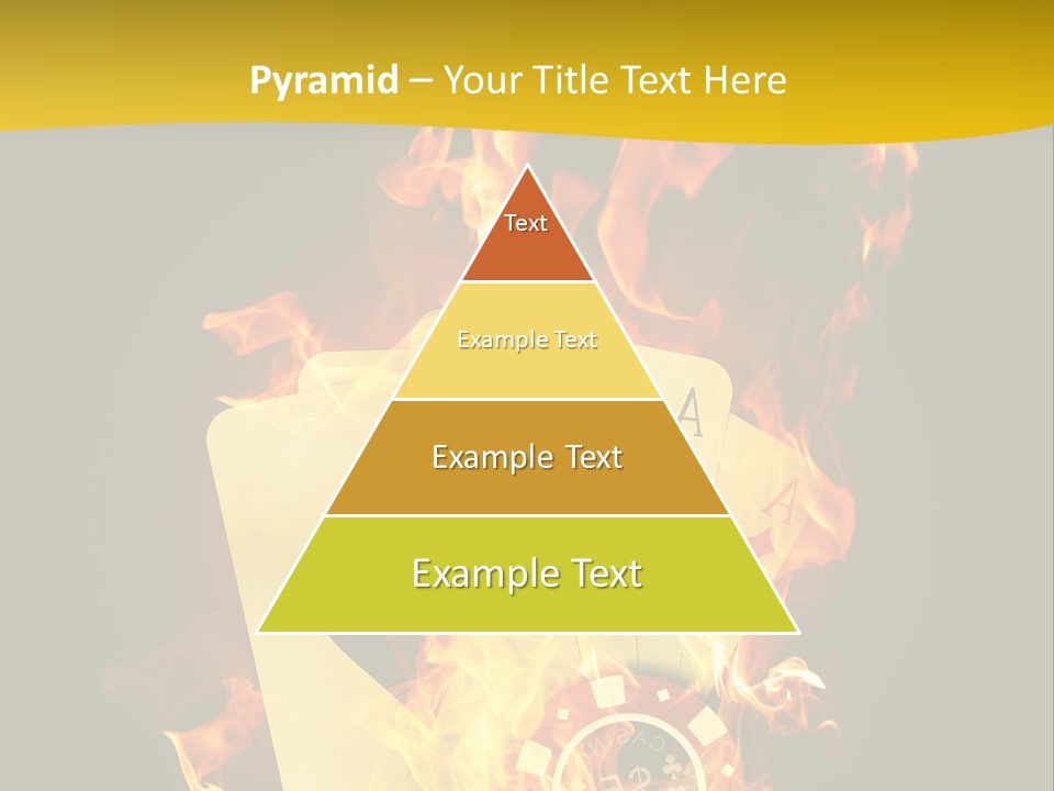 Closeup Hot Cash PowerPoint Template