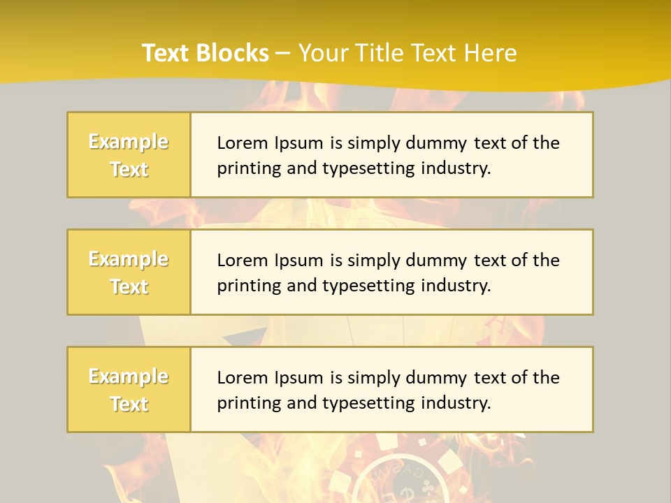 Closeup Hot Cash PowerPoint Template