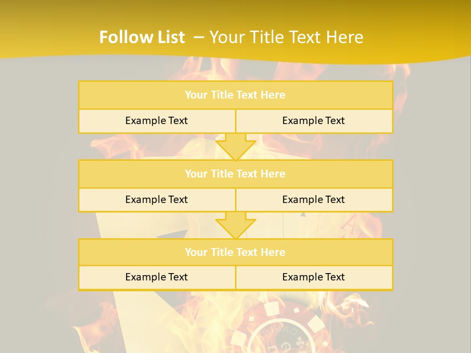 Closeup Hot Cash PowerPoint Template