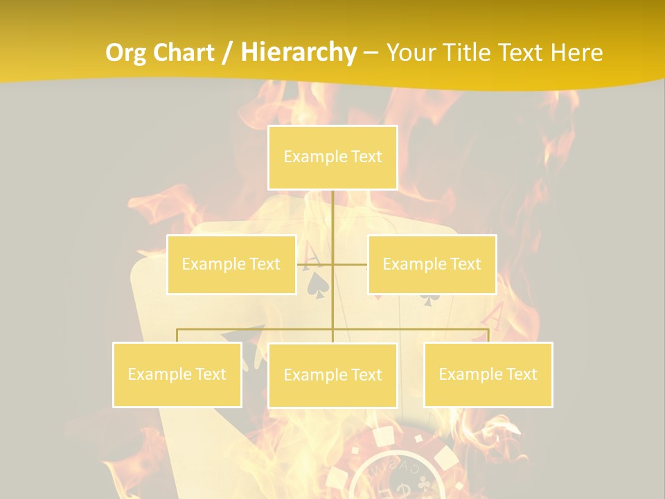 Closeup Hot Cash PowerPoint Template