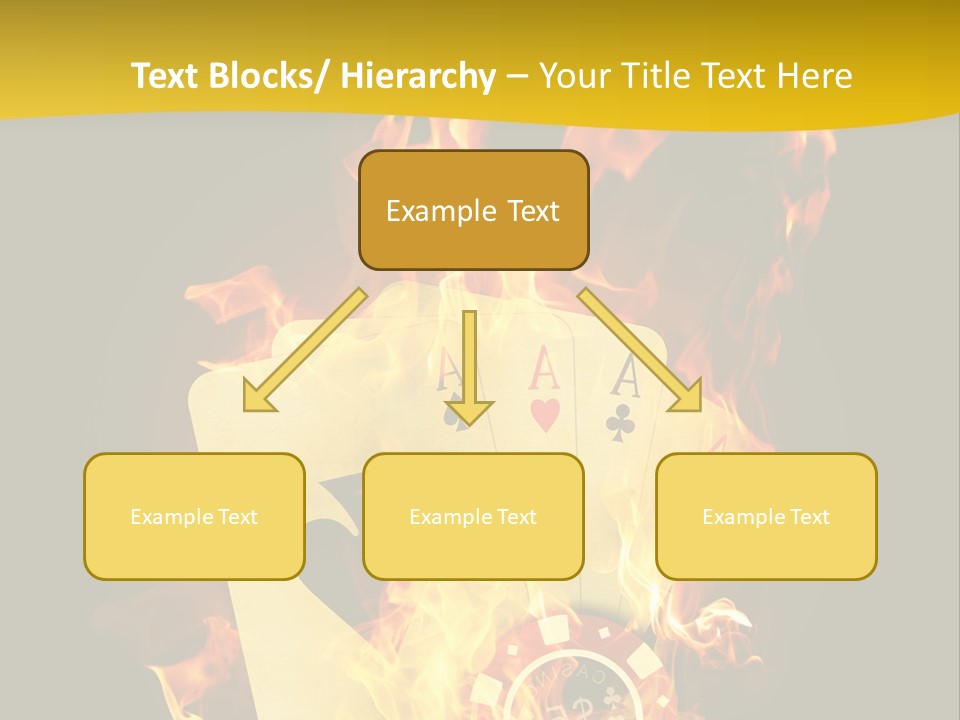 Closeup Hot Cash PowerPoint Template