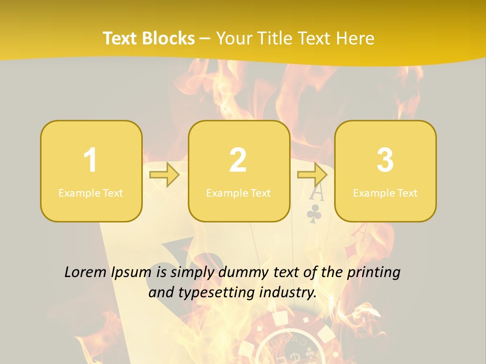 Closeup Hot Cash PowerPoint Template