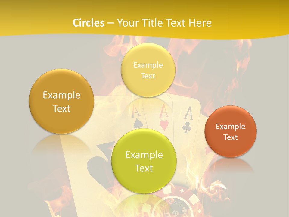 Closeup Hot Cash PowerPoint Template