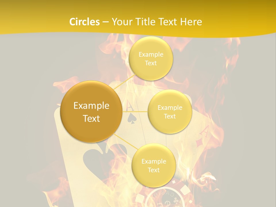 Closeup Hot Cash PowerPoint Template