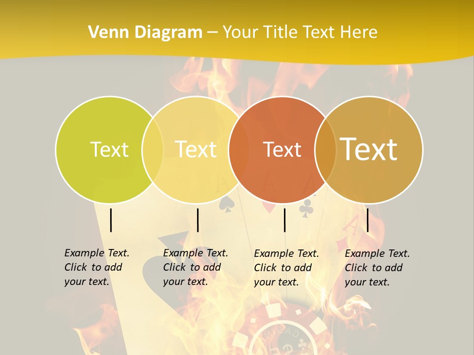 Closeup Hot Cash PowerPoint Template