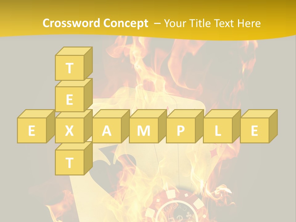 Closeup Hot Cash PowerPoint Template