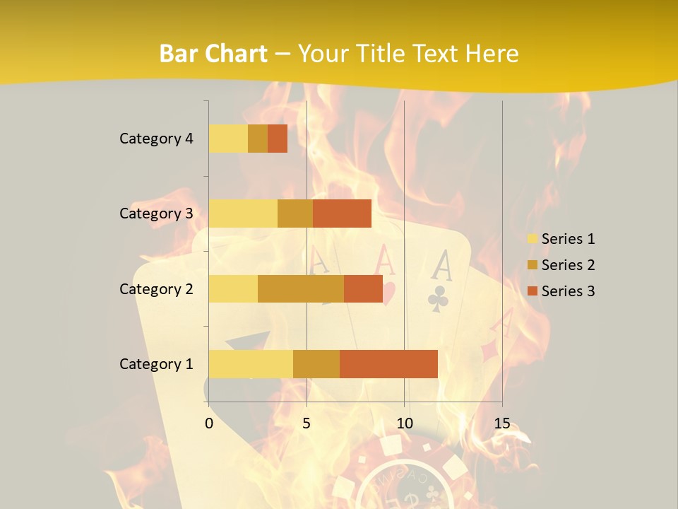 Closeup Hot Cash PowerPoint Template