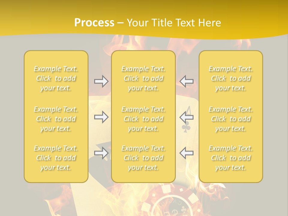 Closeup Hot Cash PowerPoint Template