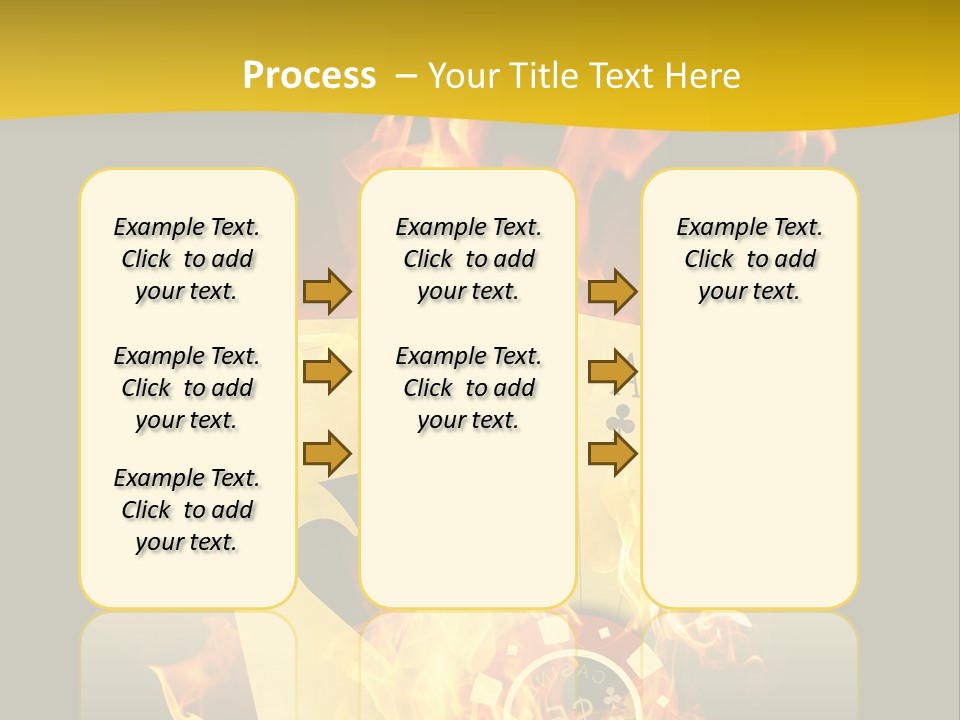 Closeup Hot Cash PowerPoint Template