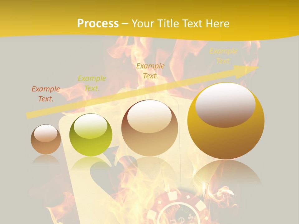 Closeup Hot Cash PowerPoint Template