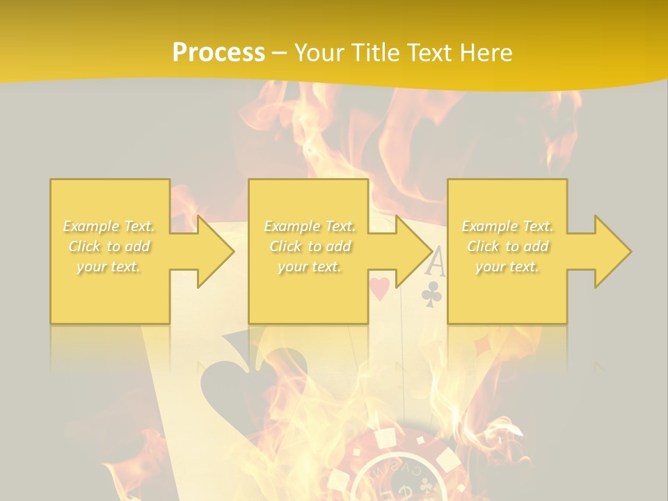 Closeup Hot Cash PowerPoint Template