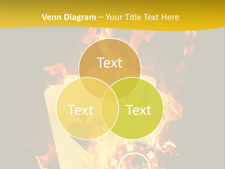 Closeup Hot Cash PowerPoint Template