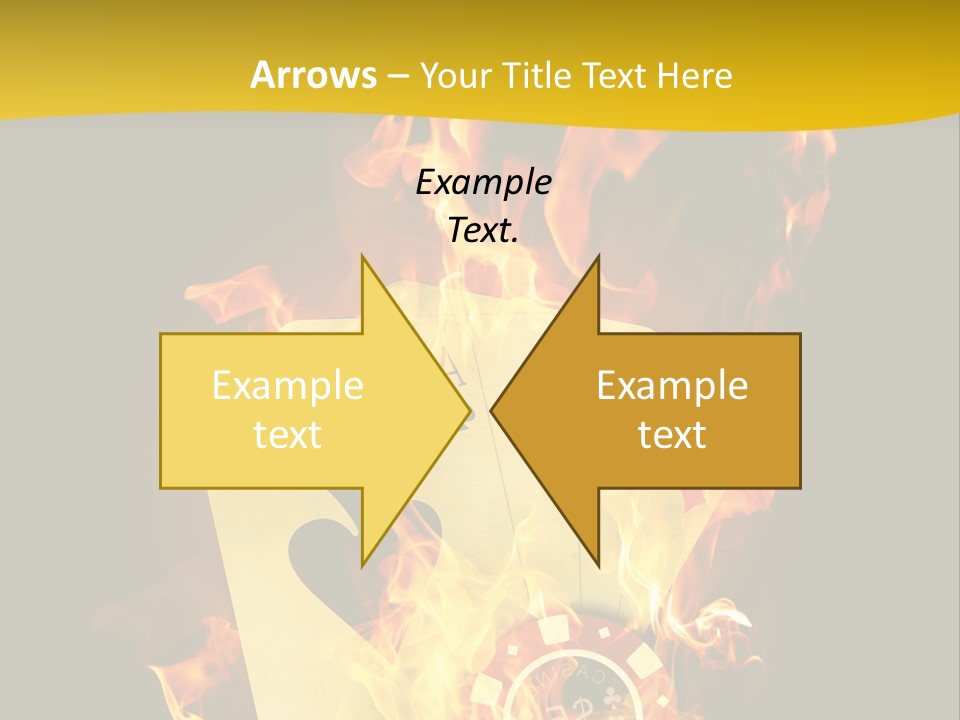 Closeup Hot Cash PowerPoint Template