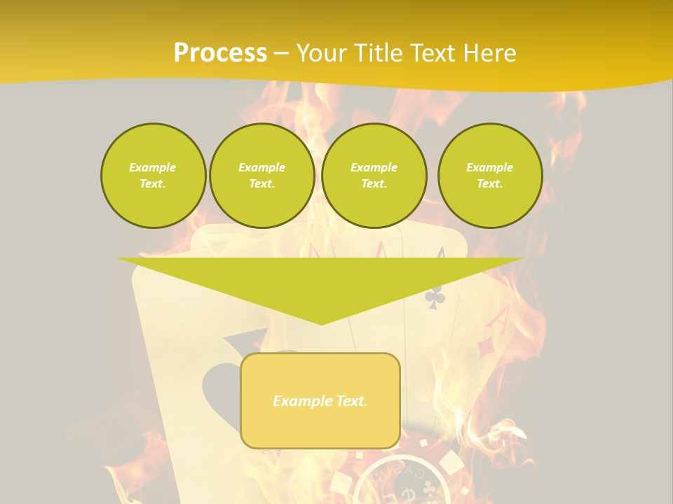 Closeup Hot Cash PowerPoint Template