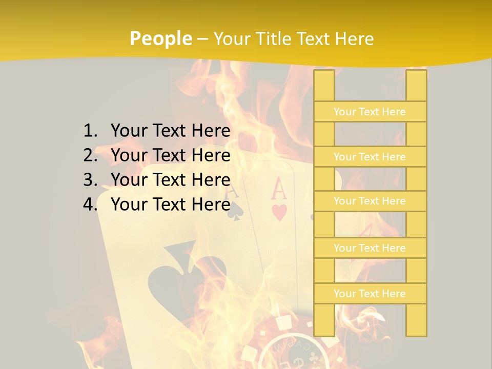 Closeup Hot Cash PowerPoint Template