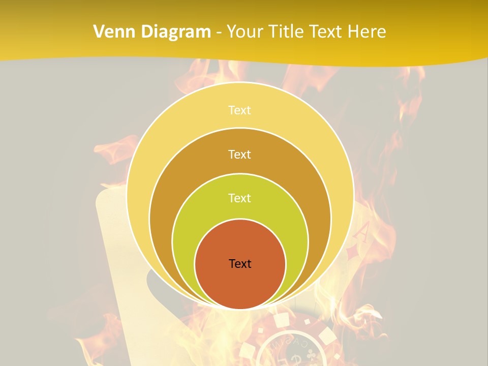 Closeup Hot Cash PowerPoint Template