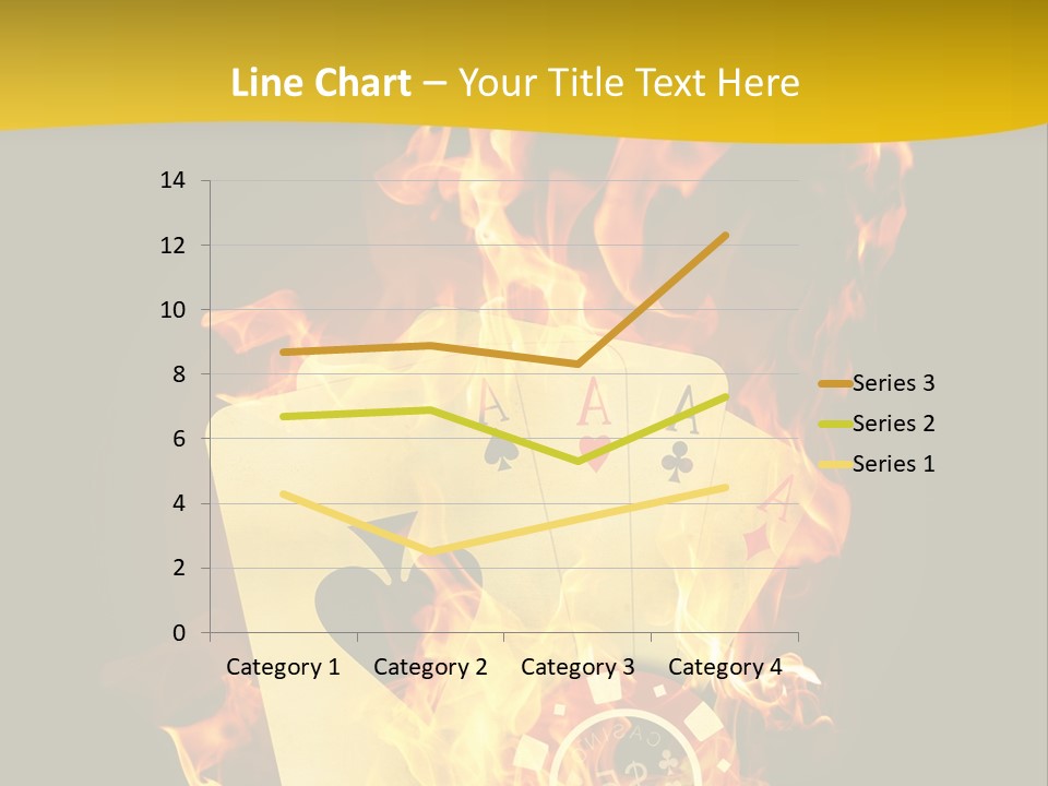 Closeup Hot Cash PowerPoint Template