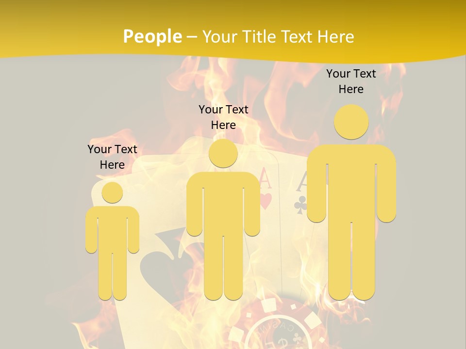 Closeup Hot Cash PowerPoint Template