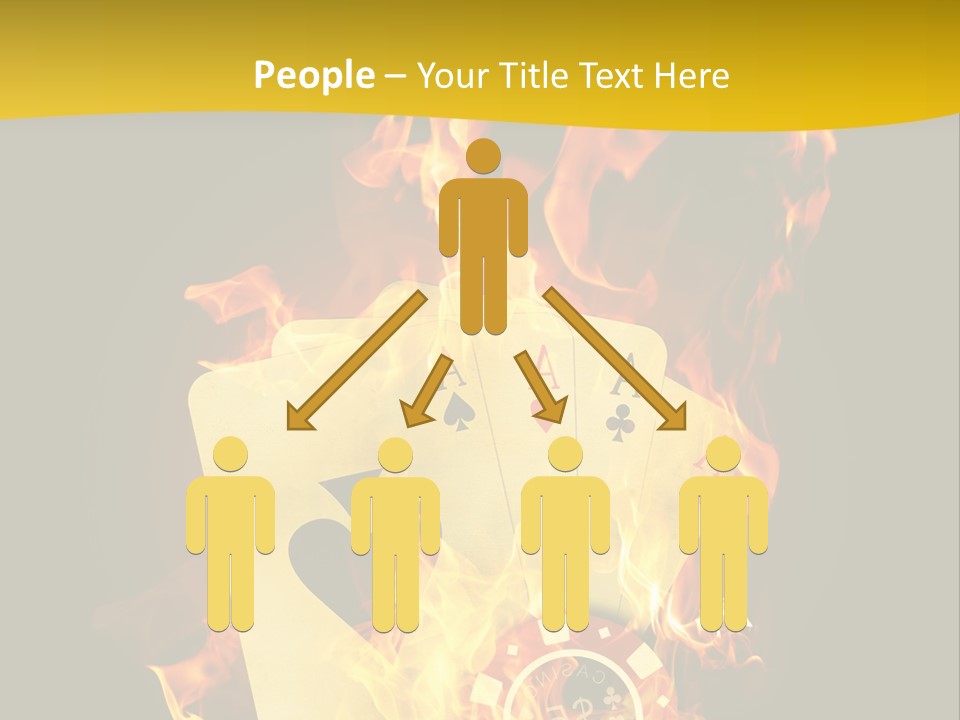 Closeup Hot Cash PowerPoint Template