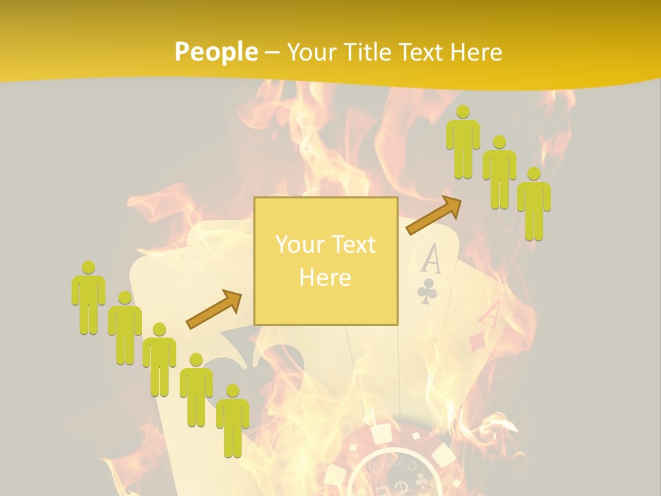 Closeup Hot Cash PowerPoint Template