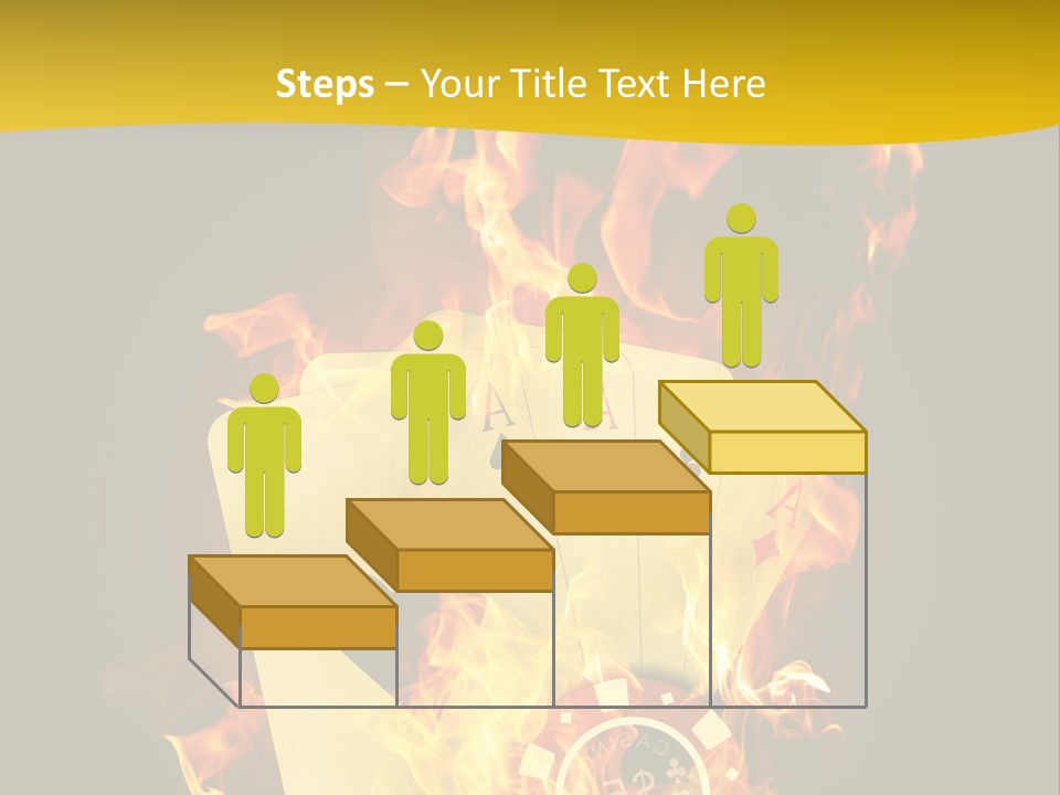 Closeup Hot Cash PowerPoint Template