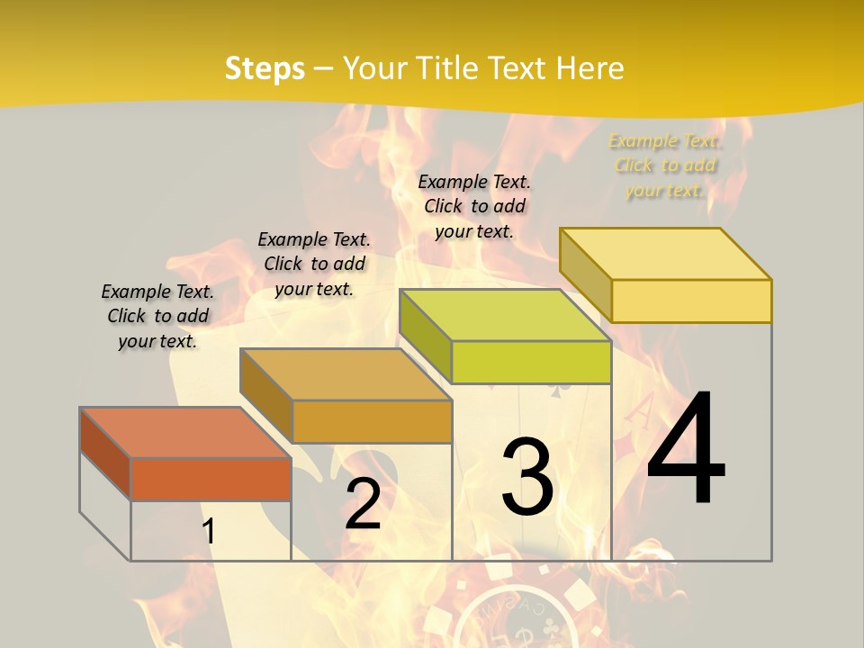 Closeup Hot Cash PowerPoint Template