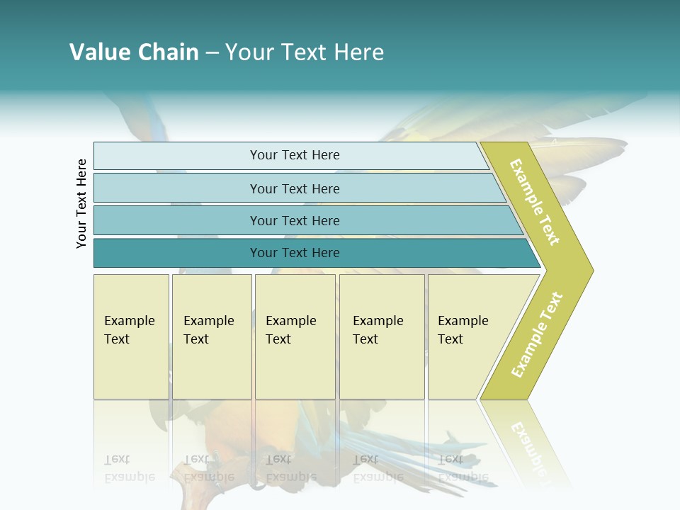 Wild White Bird PowerPoint Template