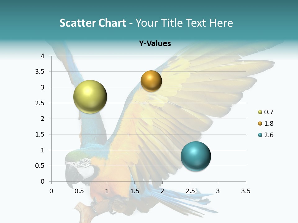 Wild White Bird PowerPoint Template