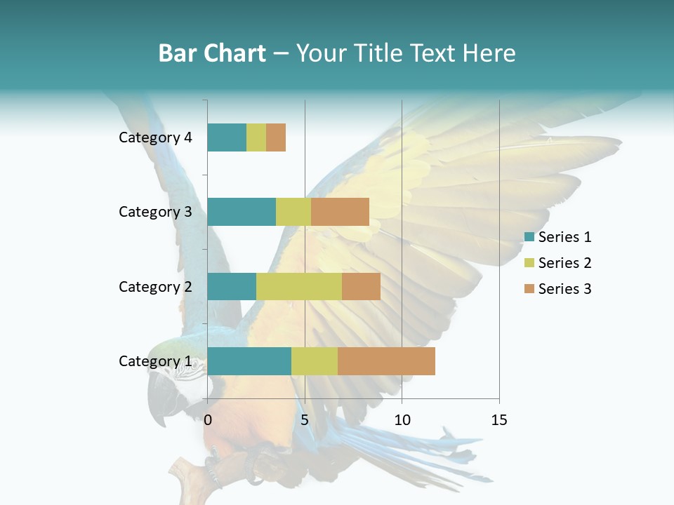 Wild White Bird PowerPoint Template