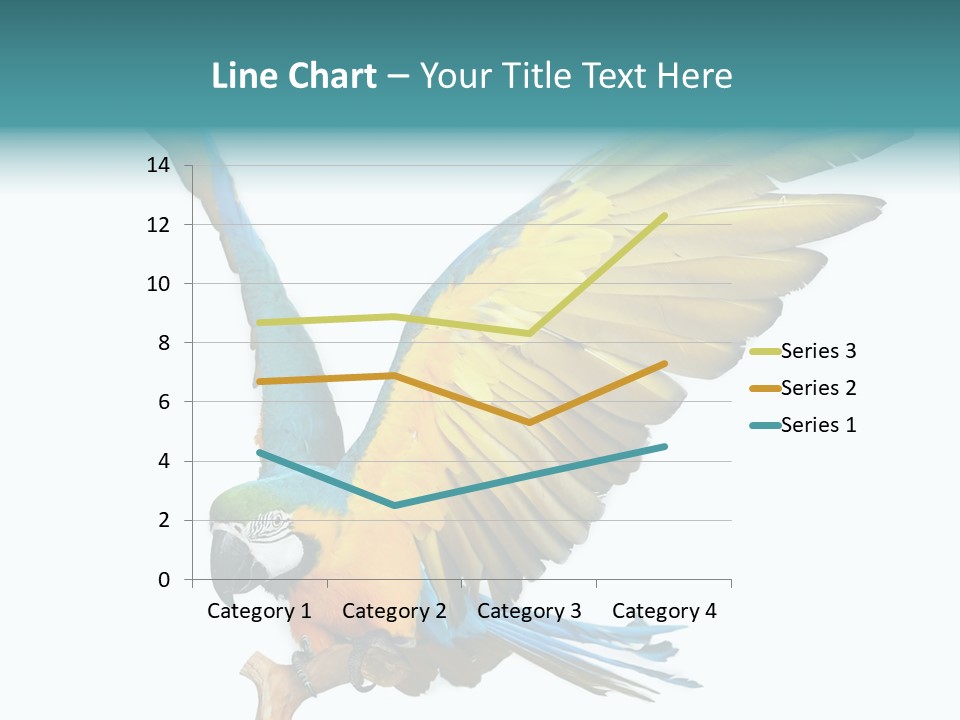 Wild White Bird PowerPoint Template