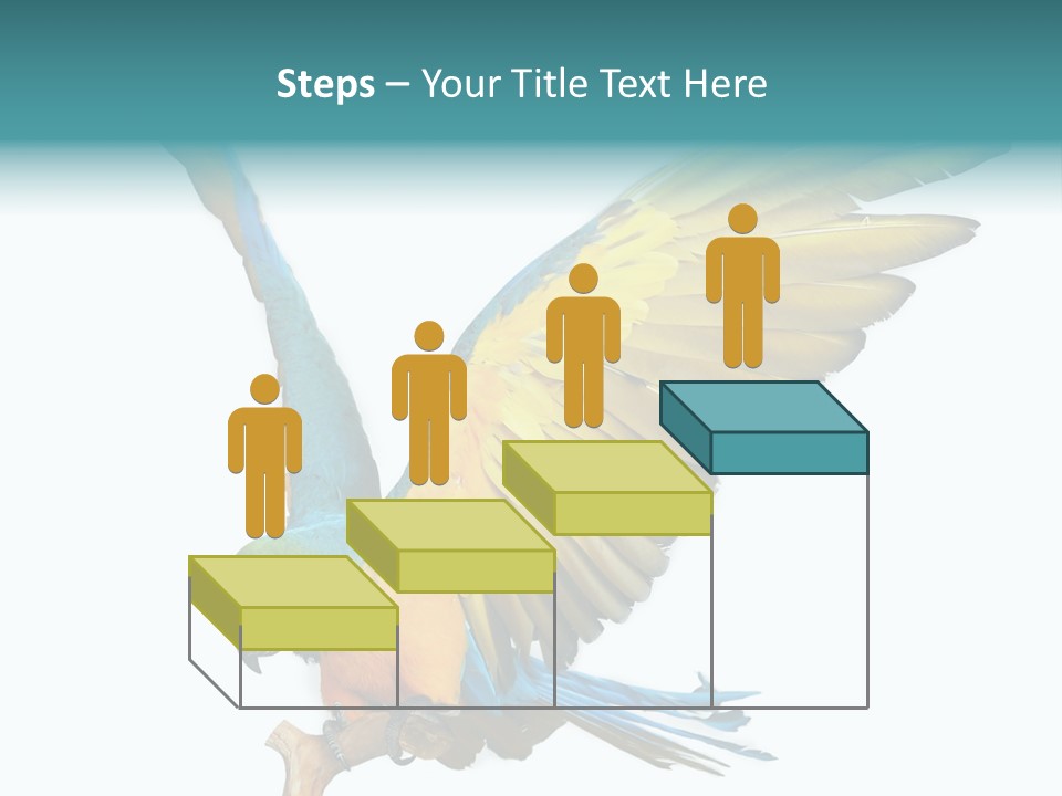 Wild White Bird PowerPoint Template