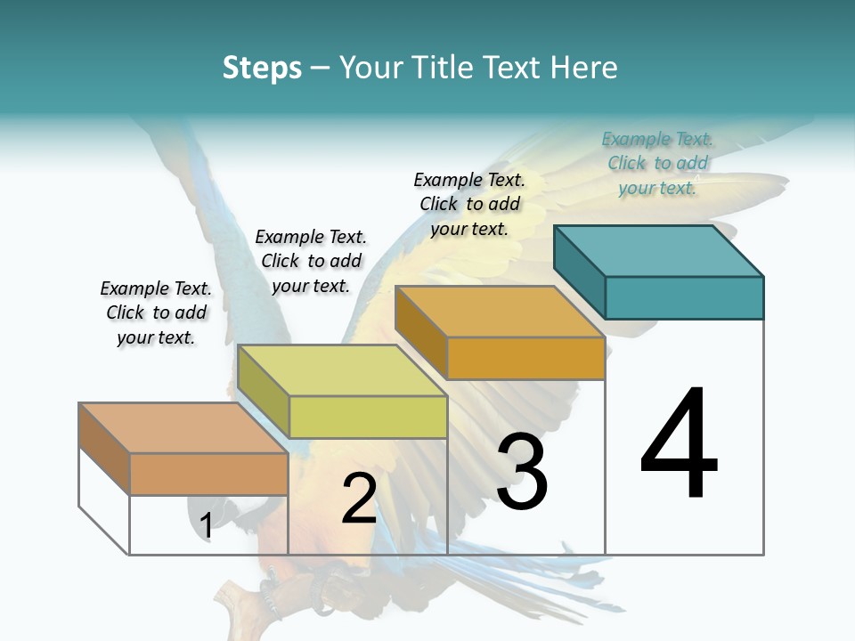 Wild White Bird PowerPoint Template