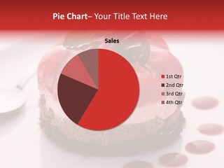 Cake Red Gateaux PowerPoint Template