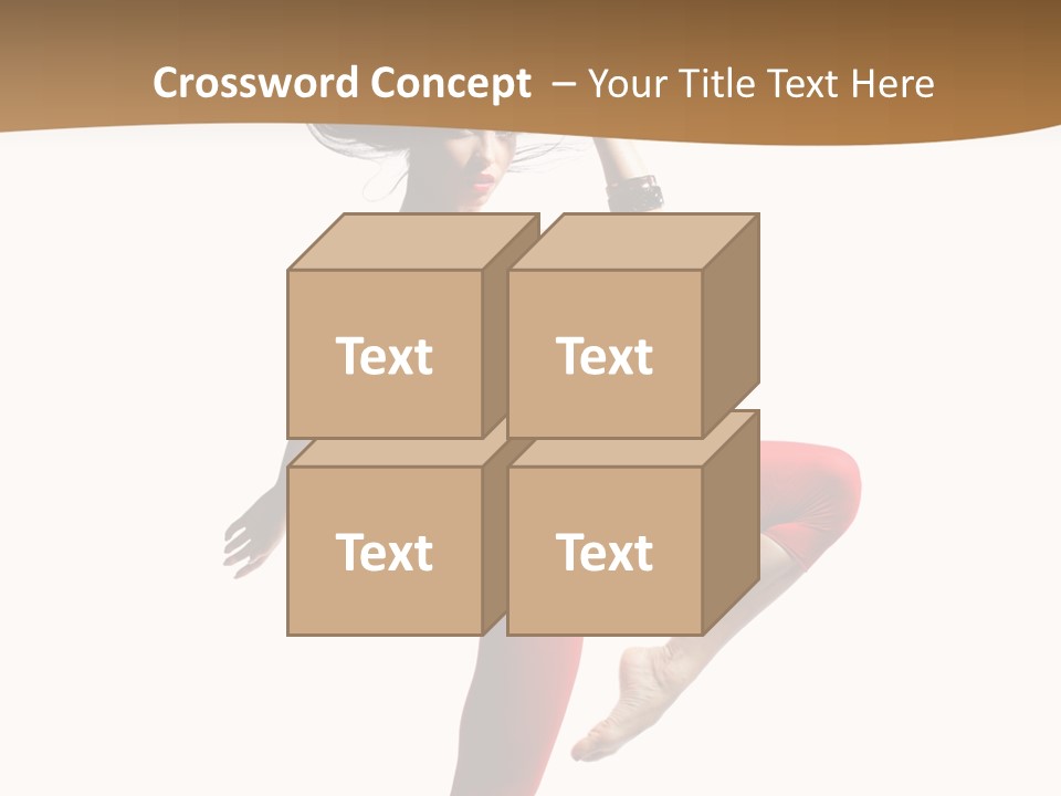Stretching Dance Complicated PowerPoint Template
