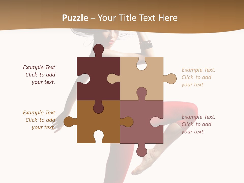 Stretching Dance Complicated PowerPoint Template