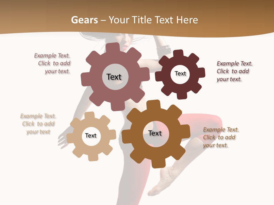 Stretching Dance Complicated PowerPoint Template