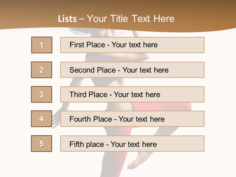 Stretching Dance Complicated PowerPoint Template