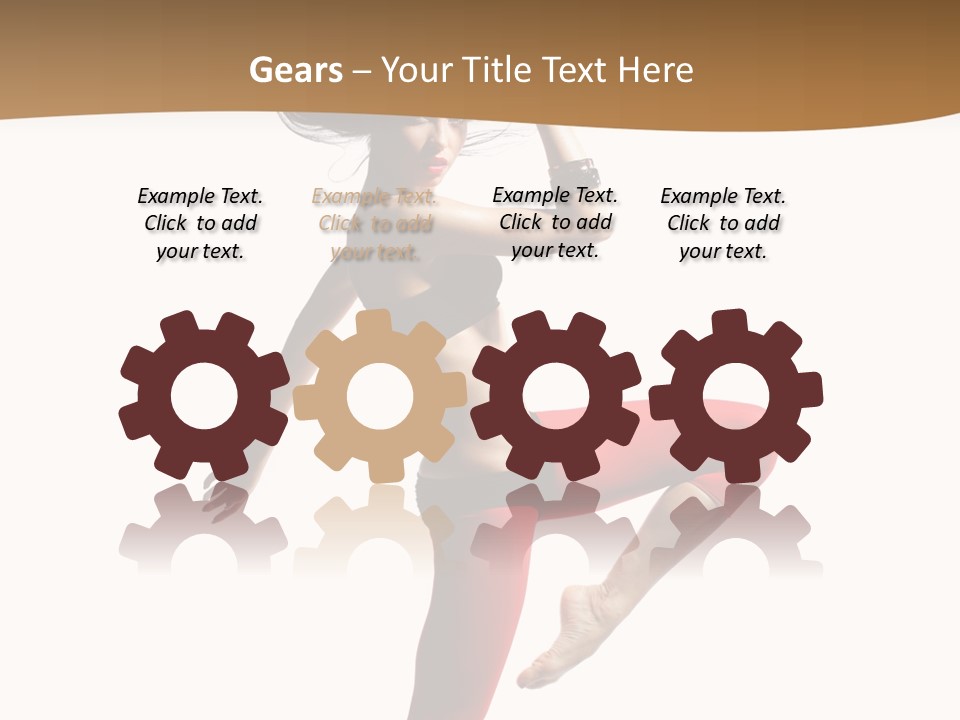 Stretching Dance Complicated PowerPoint Template