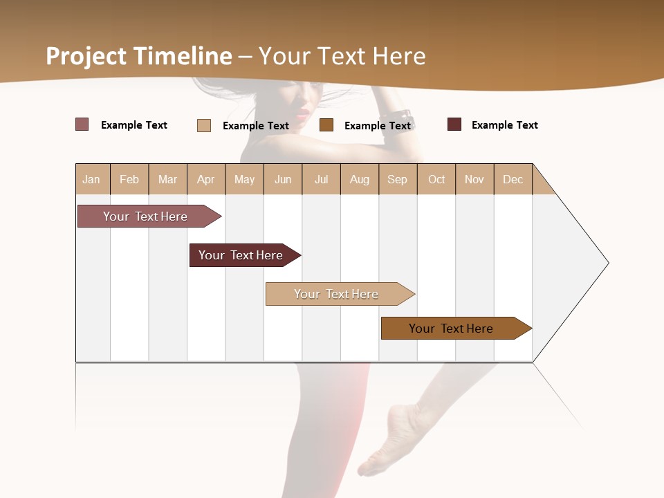 Stretching Dance Complicated PowerPoint Template