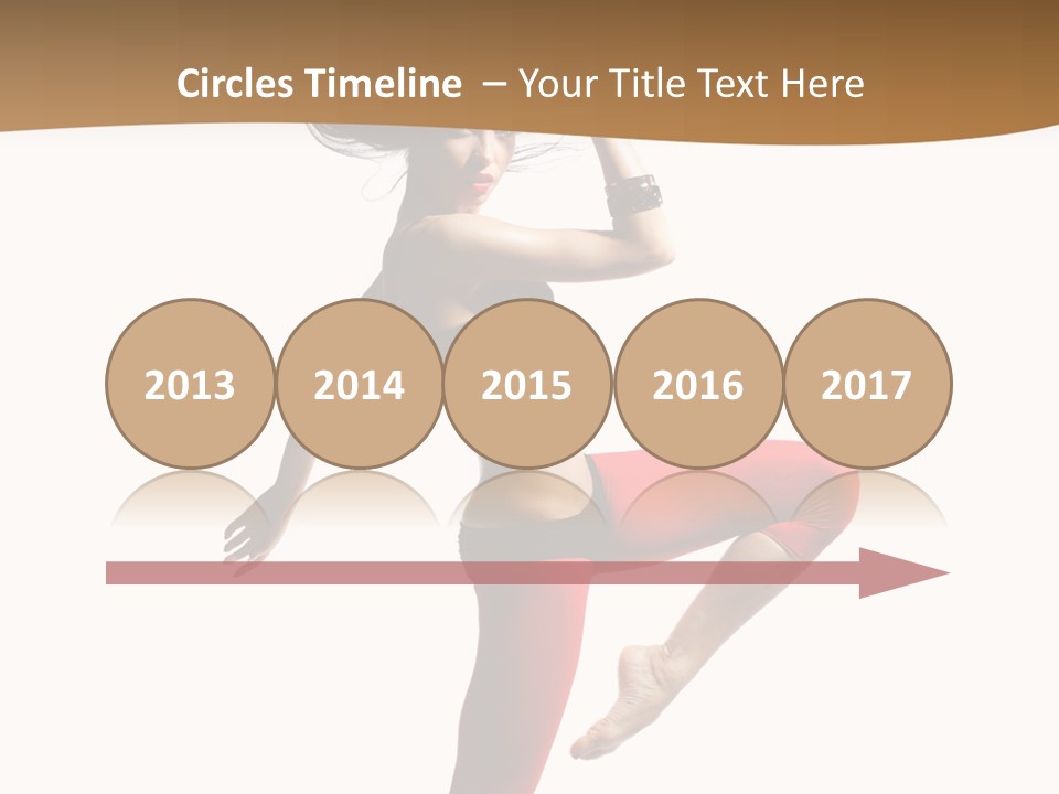 Stretching Dance Complicated PowerPoint Template