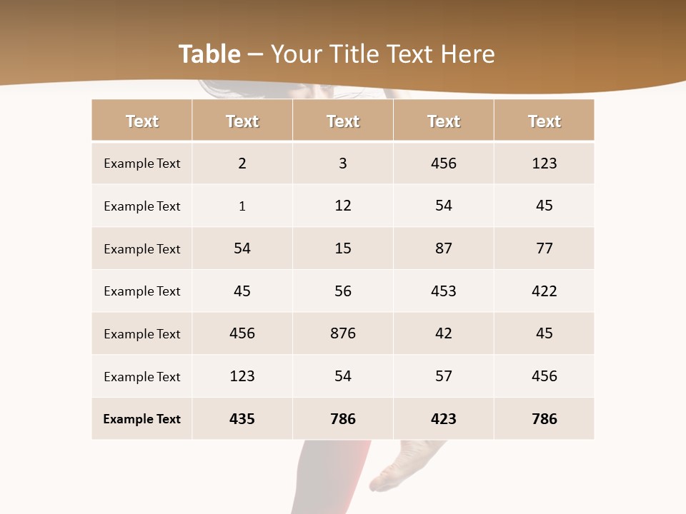 Stretching Dance Complicated PowerPoint Template