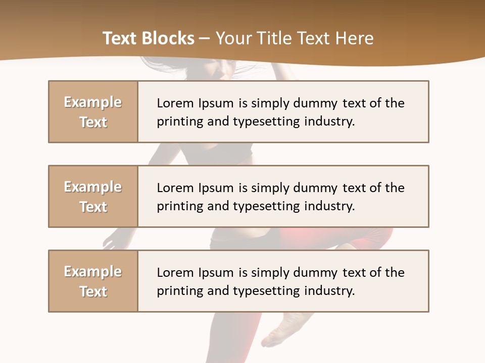 Stretching Dance Complicated PowerPoint Template