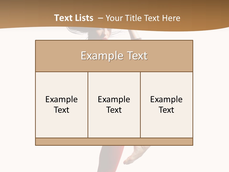Stretching Dance Complicated PowerPoint Template