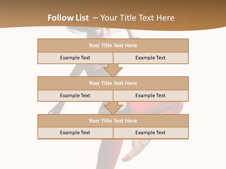 Stretching Dance Complicated PowerPoint Template